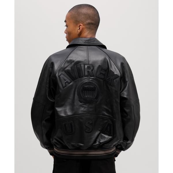 アヴィレックス（AVIREX）/《WEB&限定》LIGHT SIGNATURE VARSITY JACKET
