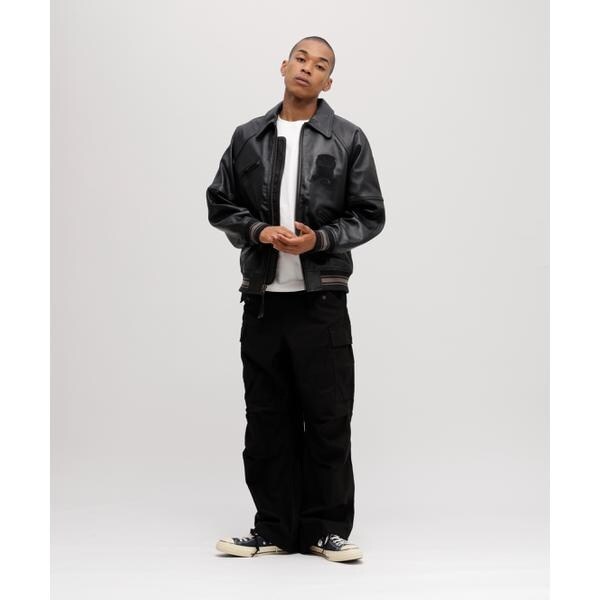 アヴィレックス（AVIREX）/《WEB&限定》LIGHT SIGNATURE VARSITY JACKET