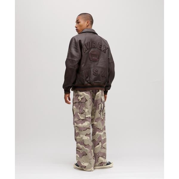 アヴィレックス（AVIREX）/《WEB&限定》LIGHT SIGNATURE VARSITY JACKET