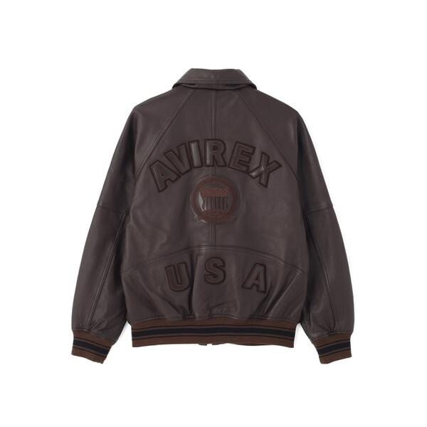 アヴィレックス（AVIREX）/《WEB&限定》LIGHT SIGNATURE VARSITY JACKET