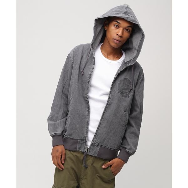 アヴィレックス（AVIREX）/《直営店限定》DENIM SIGNATURE LOGO PARKA ／ デニム シグネチャーロゴ パ