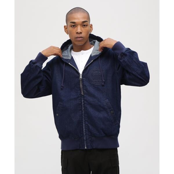 アヴィレックス（AVIREX）/《直営店限定》DENIM SIGNATURE LOGO PARKA ／ デニム シグネチャーロゴ パ