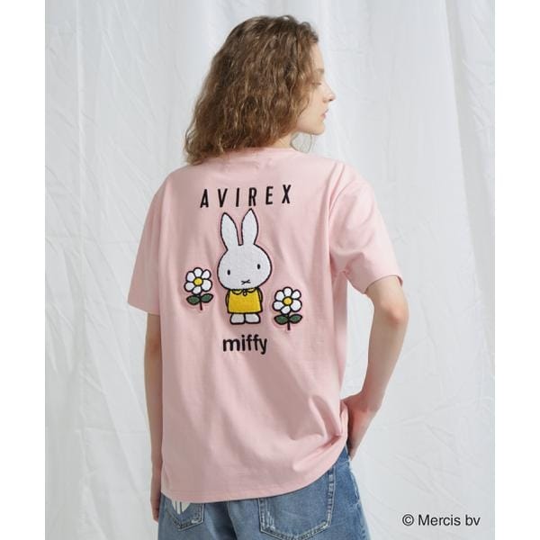 アヴィレックス（AVIREX）/《AVIREX×miffy》WEB限定 EMBROIDERY T−SHIRT／アヴィレックス×ミッフ