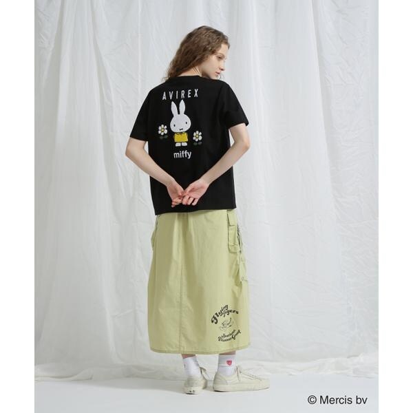 アヴィレックス（AVIREX）/《AVIREX×miffy》WEB限定 EMBROIDERY T−SHIRT／アヴィレックス×ミッフ