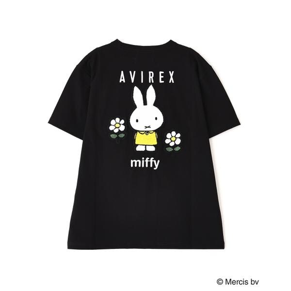 アヴィレックス（AVIREX）/《AVIREX×miffy》WEB限定 EMBROIDERY T−SHIRT／アヴィレックス×ミッフ
