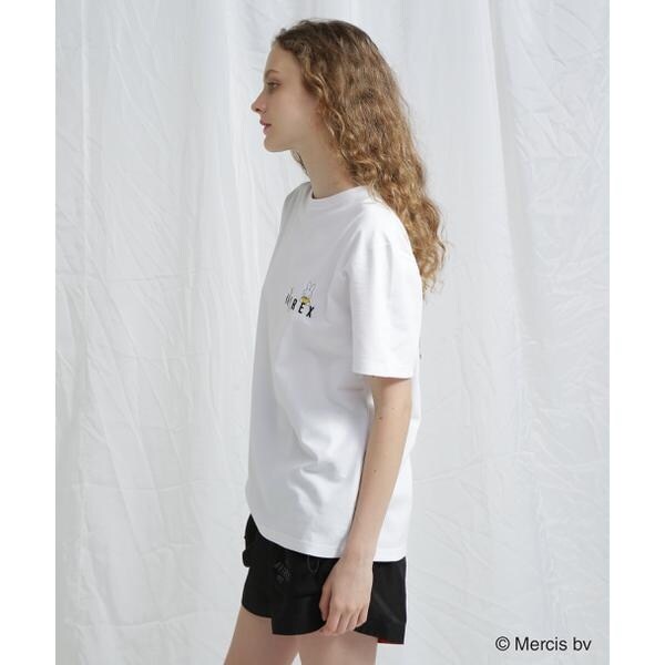 アヴィレックス（AVIREX）/《AVIREX×miffy》WEB限定 EMBROIDERY T−SHIRT／アヴィレックス×ミッフ