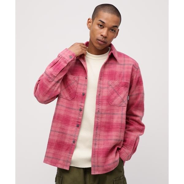 アヴィレックス（AVIREX）/《WEB&DEPOT限定》ONE POINT FLANNEL CHECK SHIRT