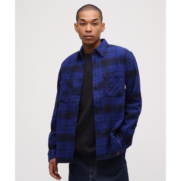 アヴィレックス（AVIREX）/《WEB&DEPOT限定》ONE POINT FLANNEL CHECK SHIRT_1