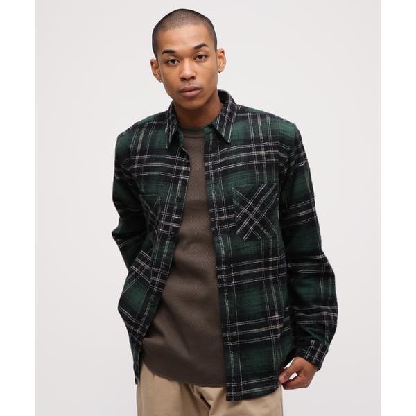 アヴィレックス（AVIREX）/《WEB&DEPOT限定》ONE POINT FLANNEL CHECK SHIRT_2