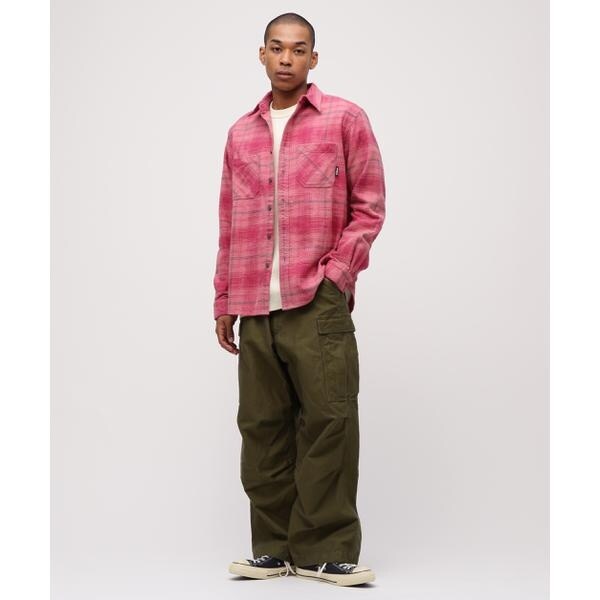アヴィレックス（AVIREX）/《WEB&DEPOT限定》ONE POINT FLANNEL CHECK SHIRT_4