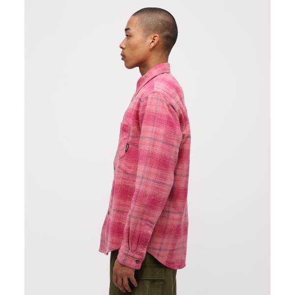 アヴィレックス（AVIREX）/《WEB&DEPOT限定》ONE POINT FLANNEL CHECK SHIRT_6