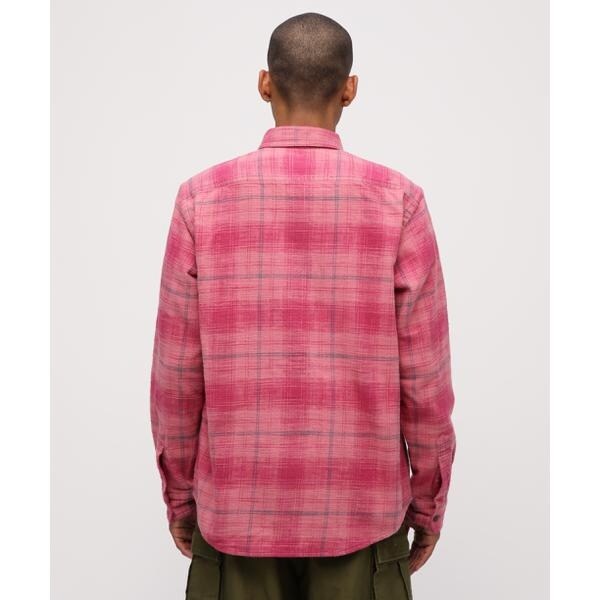 アヴィレックス（AVIREX）/《WEB&DEPOT限定》ONE POINT FLANNEL CHECK SHIRT_7