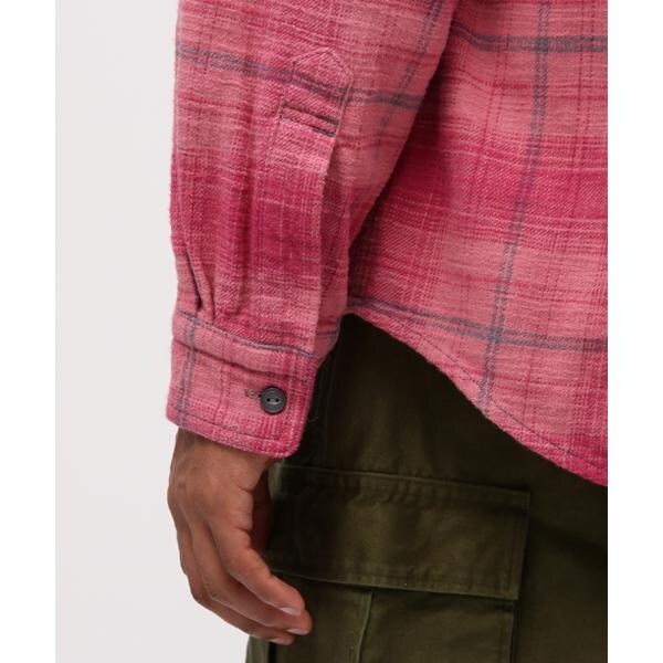 アヴィレックス（AVIREX）/《WEB&DEPOT限定》ONE POINT FLANNEL CHECK SHIRT_12