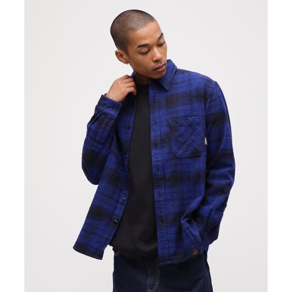 アヴィレックス（AVIREX）/《WEB&DEPOT限定》ONE POINT FLANNEL CHECK SHIRT_16