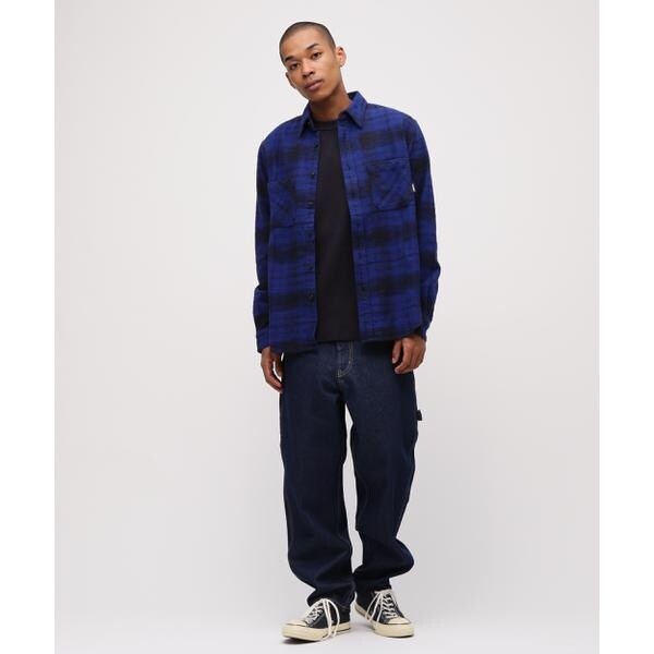 アヴィレックス（AVIREX）/《WEB&DEPOT限定》ONE POINT FLANNEL CHECK SHIRT_17