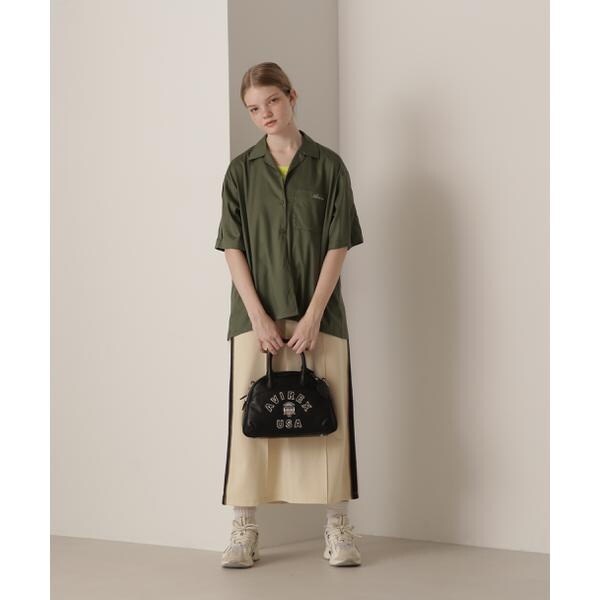 アヴィレックス（AVIREX）/《直営店限定》VARSITY LEATHER MINI−BOSTON BAG ／ AVX5625