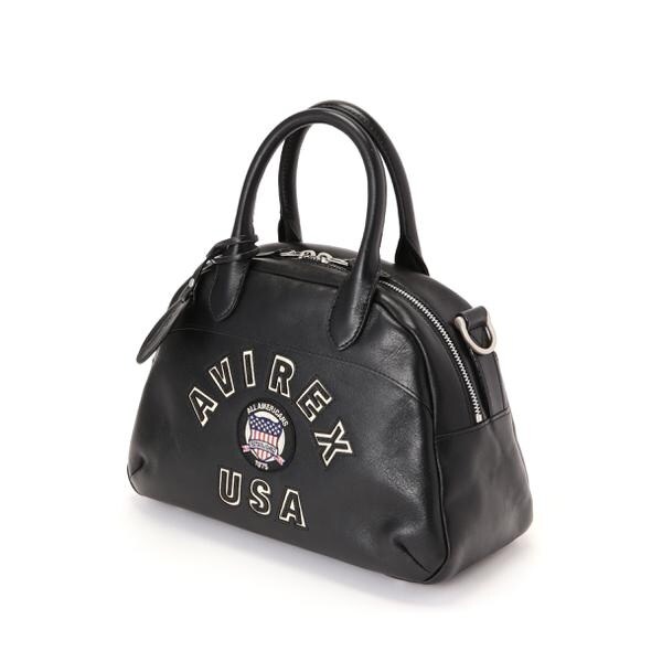 アヴィレックス（AVIREX）/《直営店限定》VARSITY LEATHER MINI−BOSTON BAG ／ AVX5625