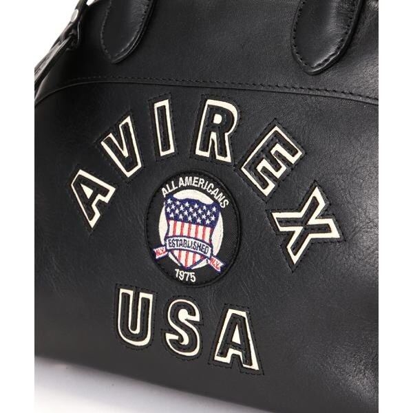 アヴィレックス（AVIREX）/《直営店限定》VARSITY LEATHER MINI−BOSTON BAG ／ AVX5625