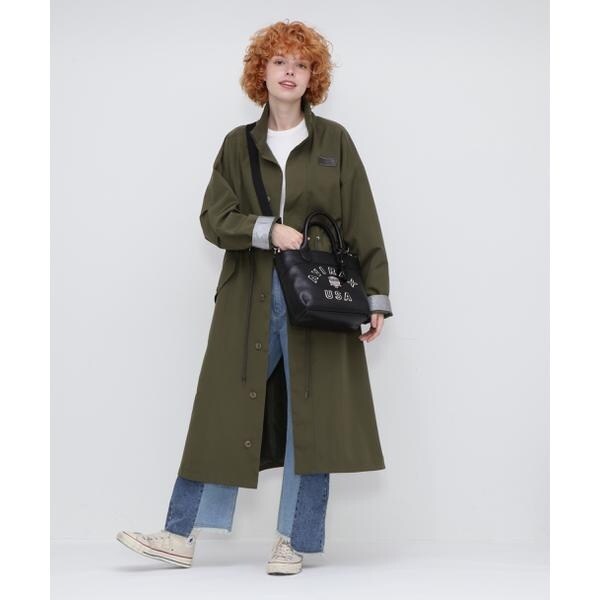 アヴィレックス（AVIREX）/《直営店限定》VARSITY LEATHER MINI TOTE BAG ／ AVX5626