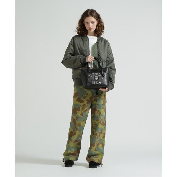 アヴィレックス（AVIREX）/《直営店限定》VARSITY LEATHER MINI TOTE BAG ／ AVX5626