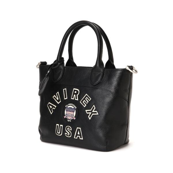 アヴィレックス（AVIREX）/《直営店限定》VARSITY LEATHER MINI TOTE BAG ／ AVX5626