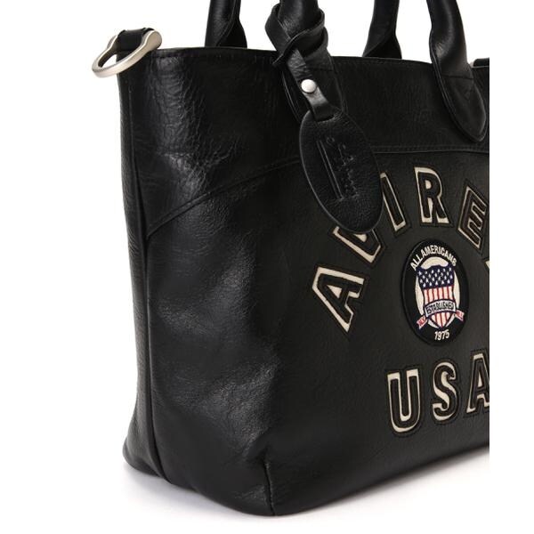 アヴィレックス（AVIREX）/《直営店限定》VARSITY LEATHER MINI TOTE BAG ／ AVX5626