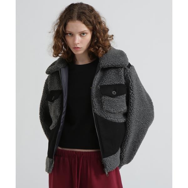 アヴィレックス（AVIREX）/《直営店限定》BOA COMBI JACKET／ボアコンビジャケット