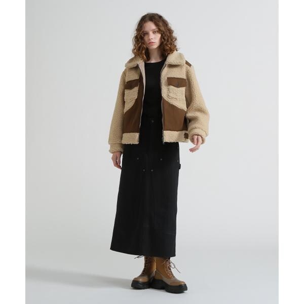 アヴィレックス（AVIREX）/《直営店限定》BOA COMBI JACKET／ボアコンビジャケット