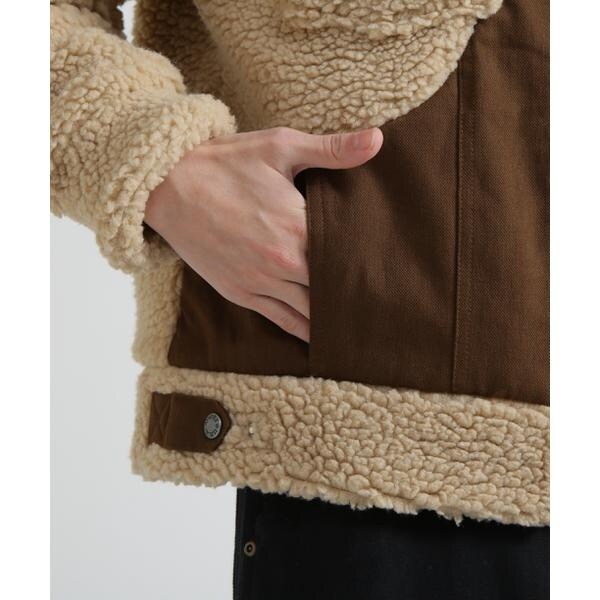 アヴィレックス（AVIREX）/《直営店限定》BOA COMBI JACKET／ボアコンビジャケット