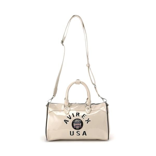アヴィレックス（AVIREX）/《WEB&限定》ENAMEL MINI DUFFLE BAG／エナメルミニダッフルバッグ