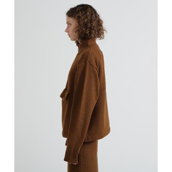 アヴィレックス（AVIREX）/《直営店限定》SHAGGY STAND PULLOVER KNIT／シャギーニット