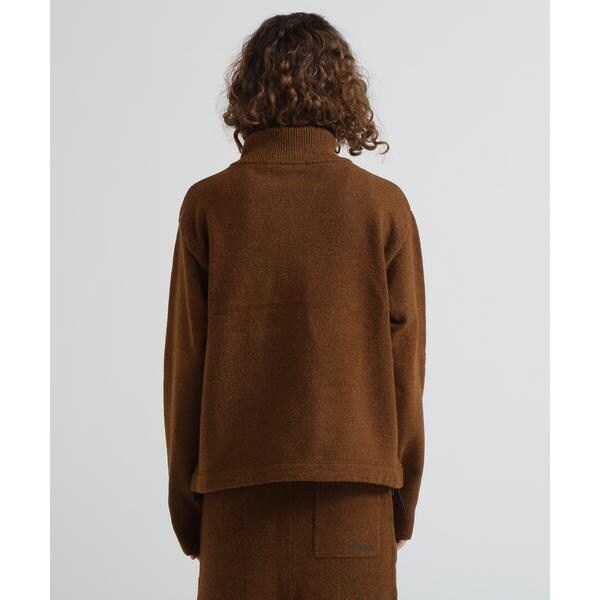 アヴィレックス（AVIREX）/《直営店限定》SHAGGY STAND PULLOVER KNIT／シャギーニット