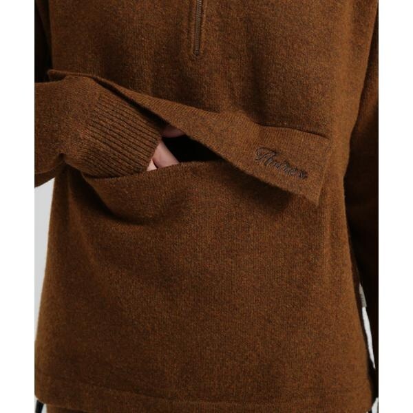 アヴィレックス（AVIREX）/《直営店限定》SHAGGY STAND PULLOVER KNIT／シャギーニット