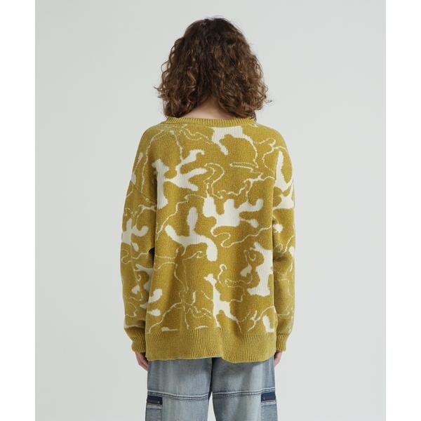 アヴィレックス（AVIREX）/《直営店限定》BOUCLE CAMO KINT CARDIGAN