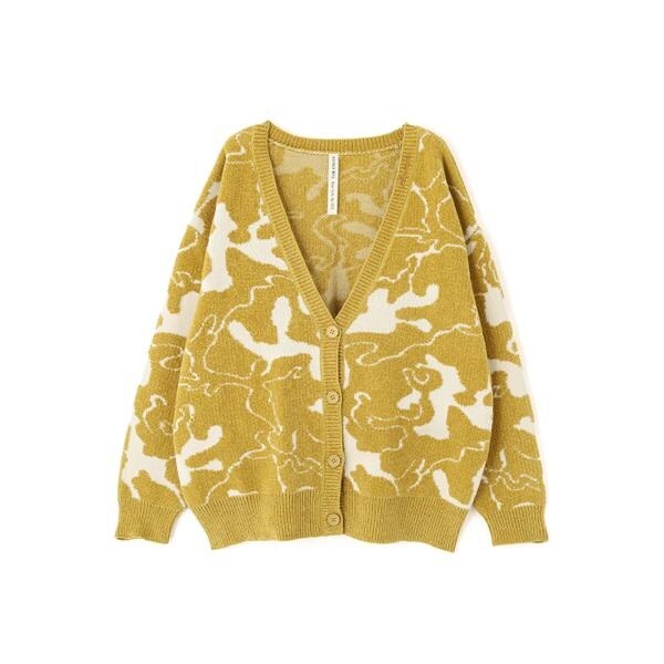 アヴィレックス（AVIREX）/《直営店限定》BOUCLE CAMO KINT CARDIGAN