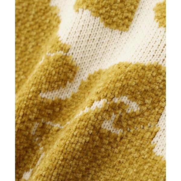 アヴィレックス（AVIREX）/《直営店限定》BOUCLE CAMO KINT CARDIGAN