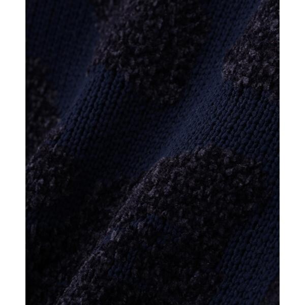 アヴィレックス（AVIREX）/《直営店限定》BOUCLE CAMO KINT CARDIGAN