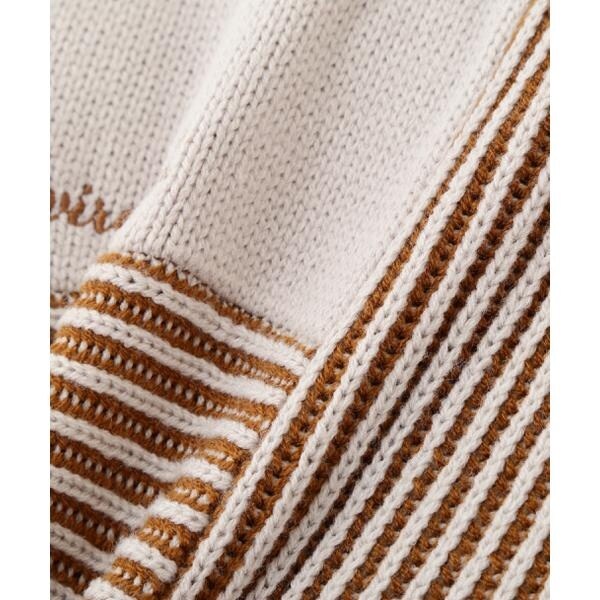 アヴィレックス（AVIREX）/《直営店限定》MELANGE SWITCHING KINT PULLOVER／メランジニット