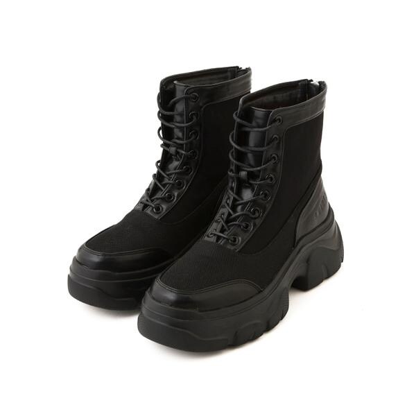アヴィレックス（AVIREX）/《直営店限定》LACE UP PLATFORM BOOTS／レースアッププラットフォームブーツ