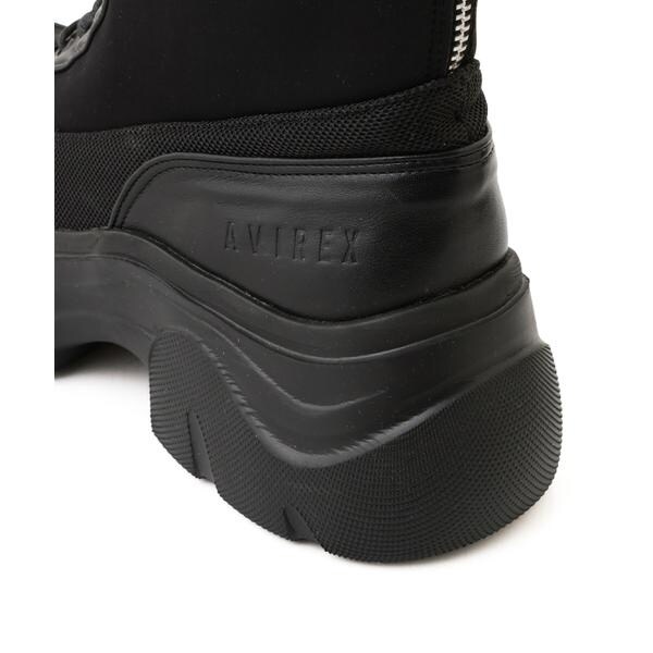 アヴィレックス（AVIREX）/《直営店限定》LACE UP PLATFORM BOOTS／レースアッププラットフォームブーツ