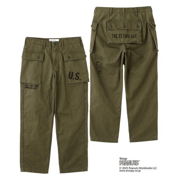アヴィレックス（AVIREX）/《AVIREX × PEANUTS》AERO PANTS ”FLYING ACE”