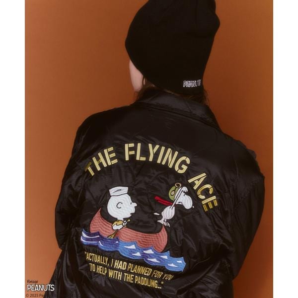 アヴィレックス（AVIREX）/《AVIREX × PEANUTS》QUILTING JACKET ”FLYING ACE”