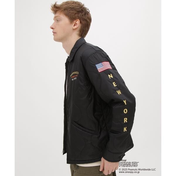 アヴィレックス（AVIREX）/《AVIREX × PEANUTS》QUILTING JACKET ”FLYING ACE”