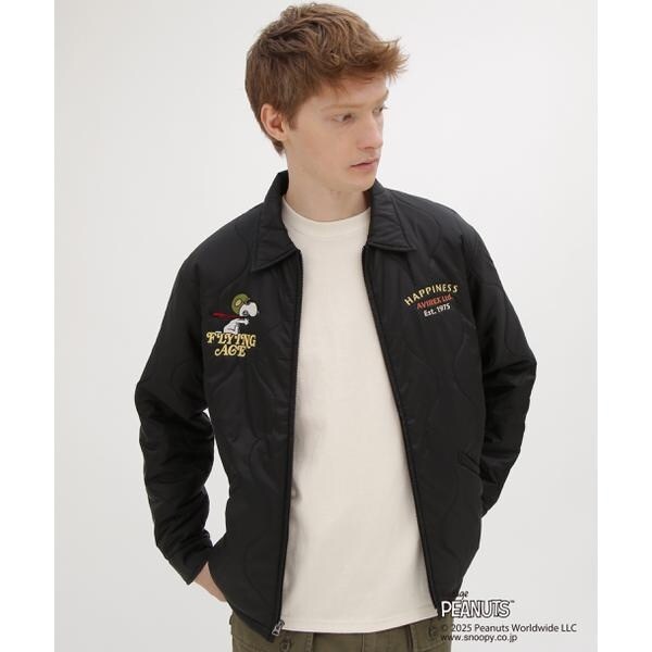 アヴィレックス（AVIREX）/《AVIREX × PEANUTS》QUILTING JACKET ”FLYING ACE”