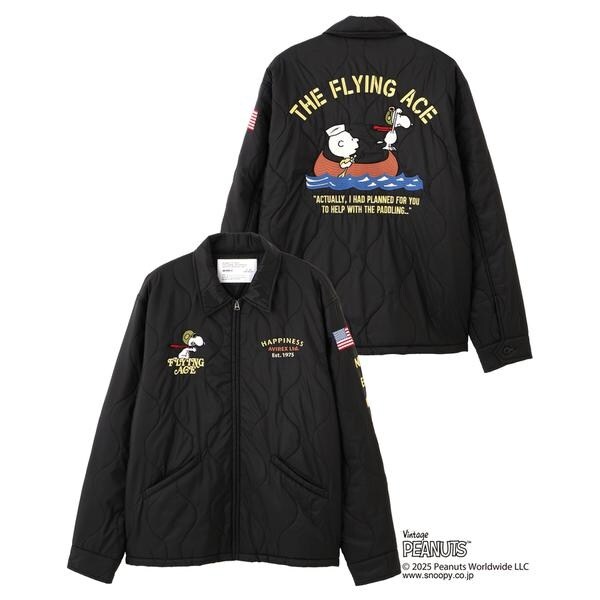 アヴィレックス（AVIREX）/《AVIREX × PEANUTS》QUILTING JACKET ”FLYING ACE”