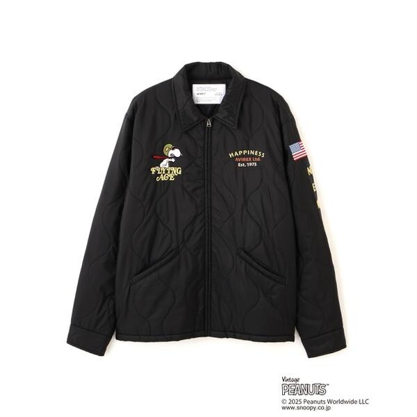 アヴィレックス（AVIREX）/《AVIREX × PEANUTS》QUILTING JACKET ”FLYING ACE”