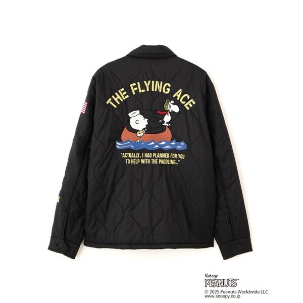 アヴィレックス（AVIREX）/《AVIREX × PEANUTS》QUILTING JACKET ”FLYING ACE”
