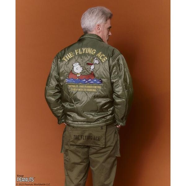 アヴィレックス（AVIREX）/《AVIREX × PEANUTS》QUILTING JACKET ”FLYING ACE”