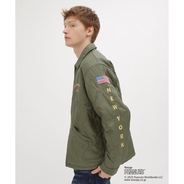アヴィレックス（AVIREX）/《AVIREX × PEANUTS》QUILTING JACKET ”FLYING ACE”