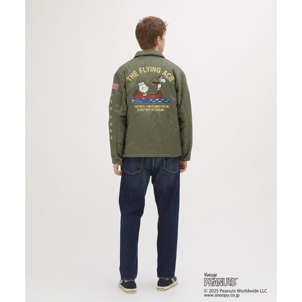 アヴィレックス（AVIREX）/《AVIREX × PEANUTS》QUILTING JACKET ”FLYING ACE”